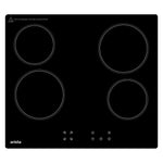 Arista 60cm 4-zone Black Glass Ceramic Electric Cooktop CER4E60E