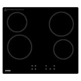 Arista 60cm 4-zone Black Glass Ceramic Electric Cooktop CER4E60E