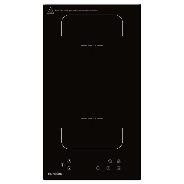 Eurolec 30cm 2 Burner 1 Flex Zone Induction Electric Cooktop CTIND30X