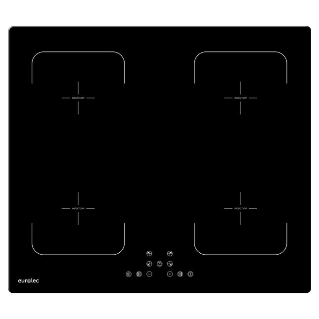 Eurolec 60cm 4 Burner 2 Flex Zone Induction Electric Cooktop CTIND60X