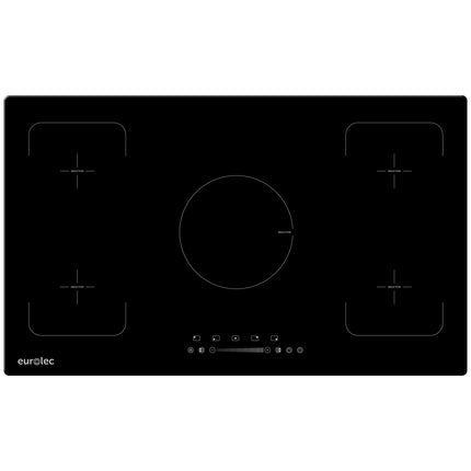 Eurolec 90cm 5 Burner 2 Flex Zone Induction Electric Cooktop CTIND90X