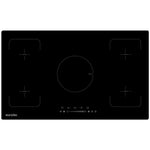 Eurolec 90cm 5 Burner 2 Flex Zone Induction Electric Cooktop CTIND90X