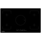 Eurolec 90cm 5 Burner 2 Flex Zone Induction Electric Cooktop CTIND90X