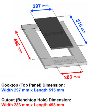 Brilcon 30cm 2 Burner Stainless Steel Gas Cooktop GASS30E