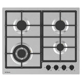 Brilcon 60cm 4 Burner with Wok Stainless Steel Gas Cooktop GASS60S