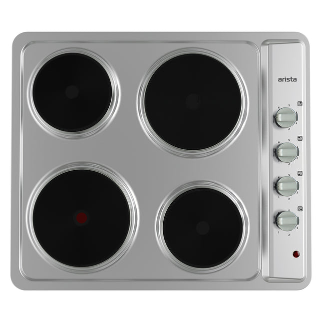 Arista 60cm Stainless Steel 4 Burner Hob Electric Cooktop HOB60SS2
