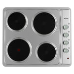 Arista 60cm Stainless Steel 4 Burner Hob Electric Cooktop HOB60SS2
