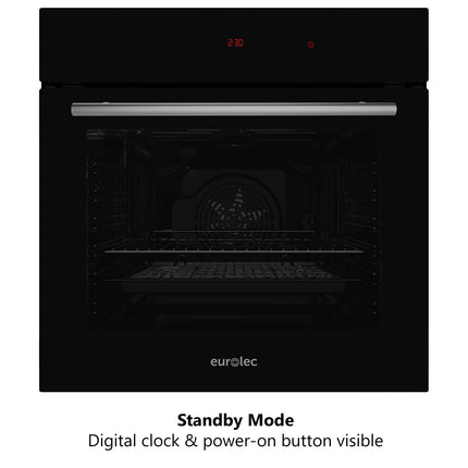 Eurolec 60cm Pyrolytic 13-Function Self Cleaning Built-in Oven OV-PY360