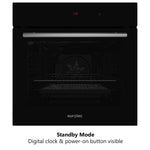 Eurolec 60cm Pyrolytic 13-Function Self Cleaning Built-in Oven OV-PY360