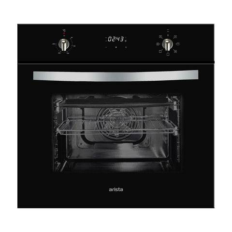 Arista 60cm Full Black Glass Digital Programmer Built-in Oven OVDPG7GL