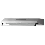 Brilcon 90cm Fixed Ducted & Recirculating S/Steel Rangehood RHD-FX90