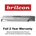 Brilcon 90cm Fixed Ducted & Recirculating S/Steel Rangehood RHD-FX90