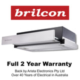Brilcon 60cm Slideout Recirculating & Ducted S/Steel Rangehood RHDRC60