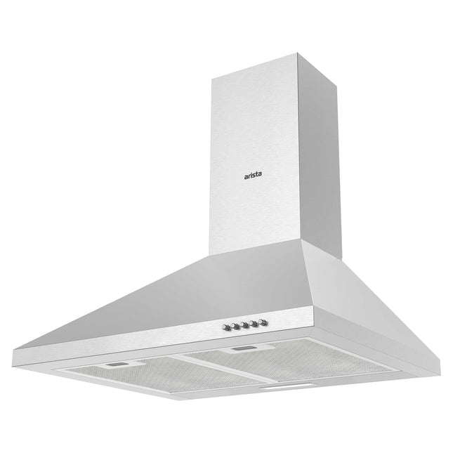 Arista 60cm Pyramid Canopy Stainless Steel Chimney Rangehood RHDPY60S
