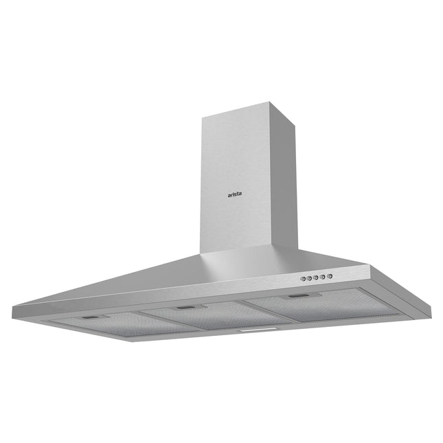 Arista 90cm Pyramid Canopy Stainless Steel Chimney Rangehood RHDPY90S