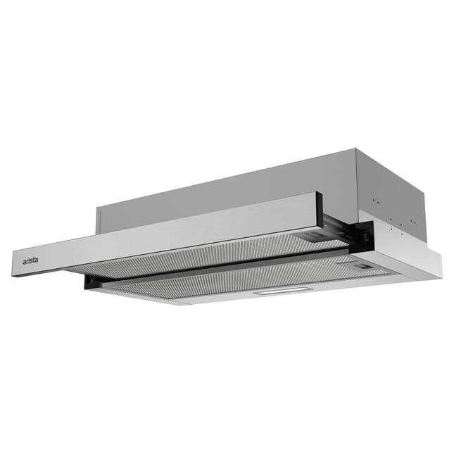 Arista 60cm Slideout Ducted Only Stainless Steel Rangehood RHDSD60S