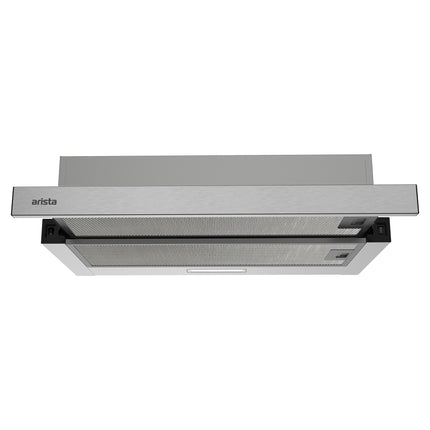 Arista 60cm Slideout Ducted Only Stainless Steel Rangehood RHDSD60S