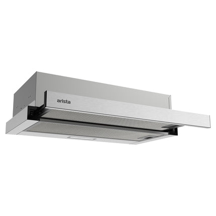 Arista 60cm Slideout Ducted Only Stainless Steel Rangehood RHDSD60S