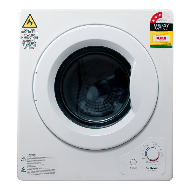 Brilcon 4kg Vented Clothes Dryer DRV-4KGD