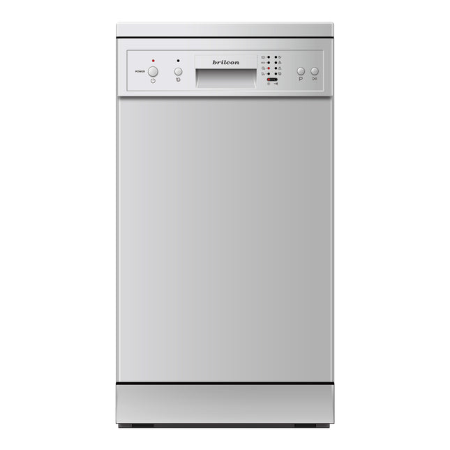 Brilcon 45cm Freestanding Slimline 9 Place Setting Dishwasher DWF-4509
