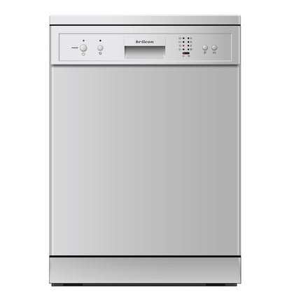 Brilcon 60cm Freestanding Silver 12 Place Setting Dishwasher DWF-6012